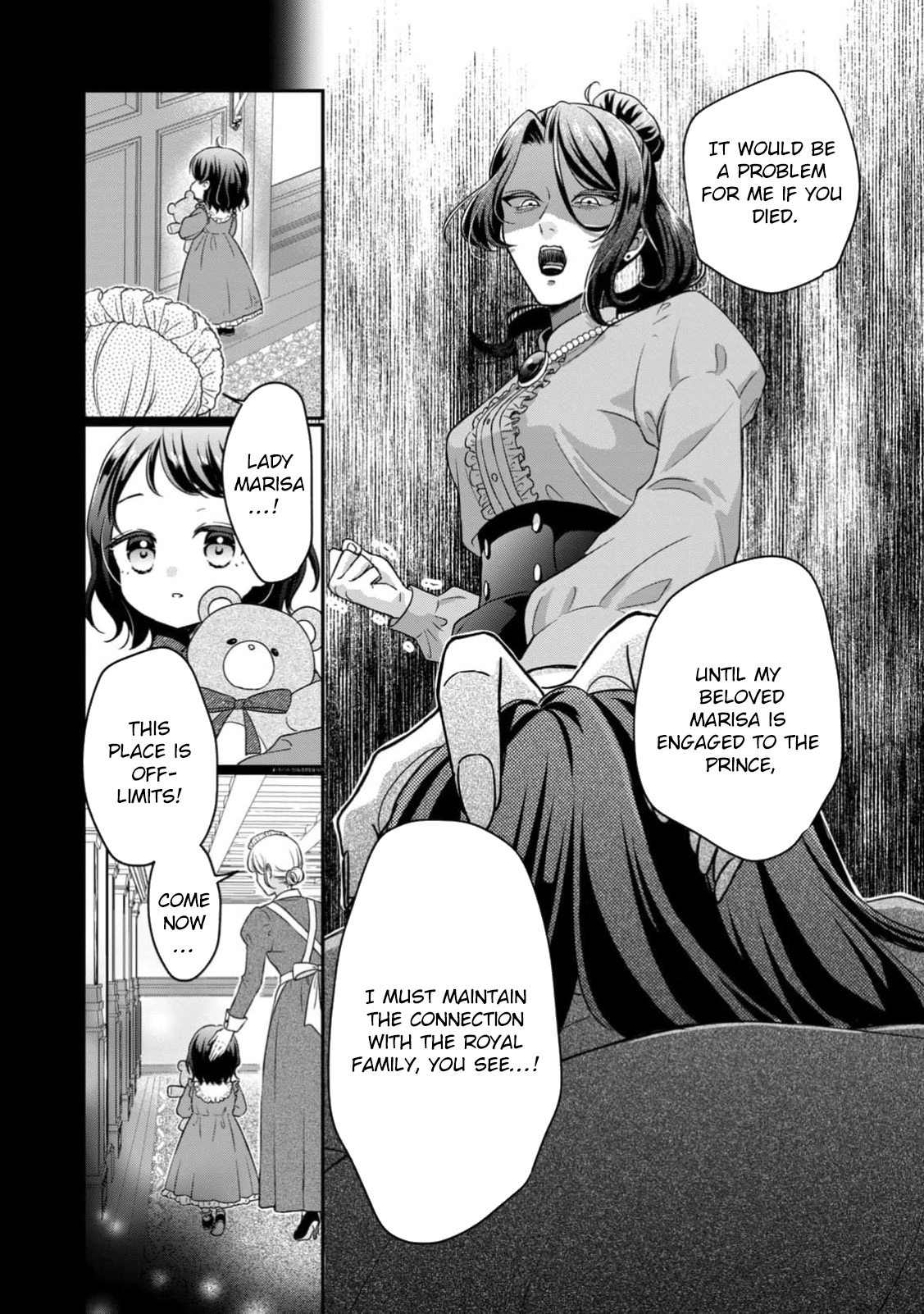 The Duke's Daughter Who Was Condemned Is Reborn as the Child of the Final Boss Queen Chapter 1 - . Page 8